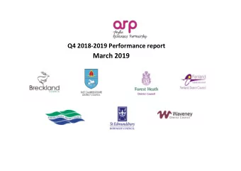 March 2019  CONTENTS  Page  Combined Partner Performance  1  Breckland Performance Reports  2-6