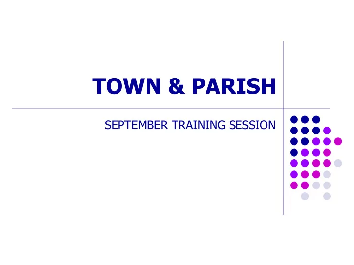 town parish