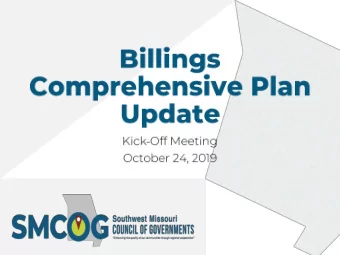Who are we?  Southwest Missouri Council of Governments  (SMCOG)  Regional Planning Commission