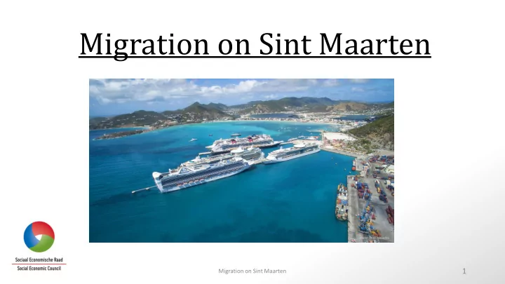 migration on sint maarten