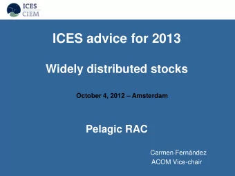 ACOM Vice-chair  Advisory Process  Advisory Committee (ACOM)  Approve draft advice; consistency