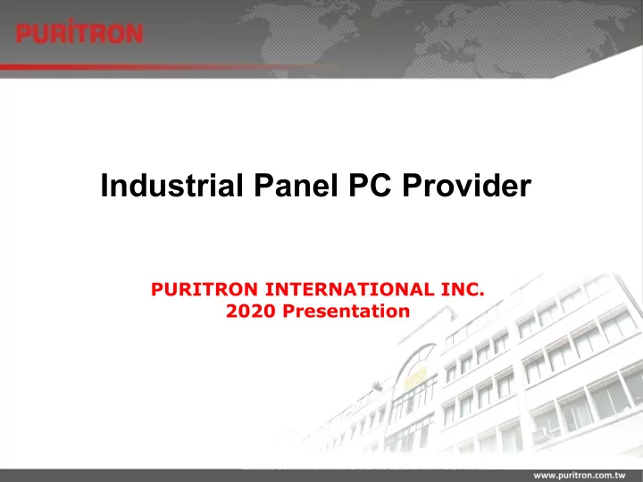 industrial panel pc provider
