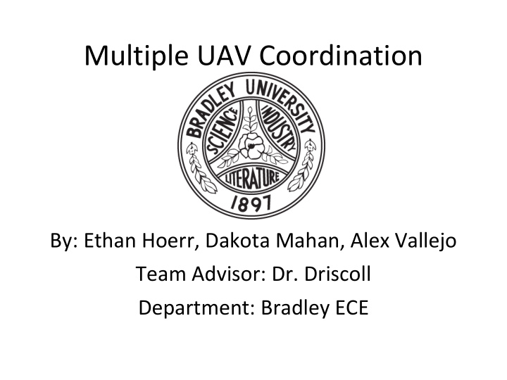 multiple uav coordination