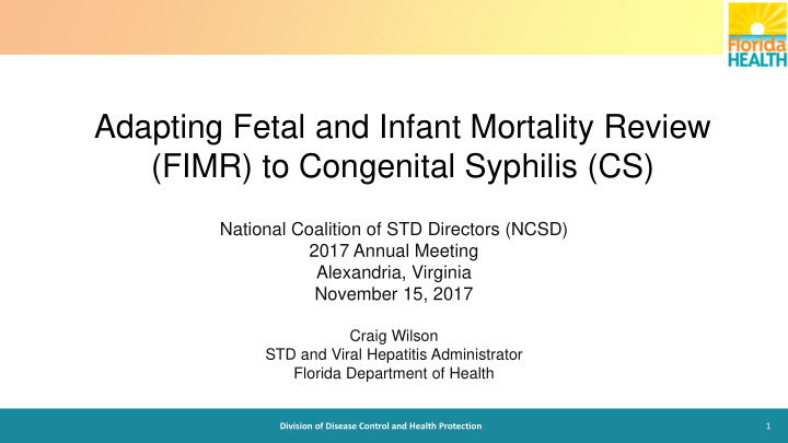 adapting fetal and infant mortality review fimr to