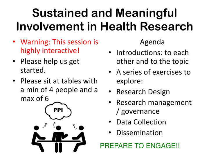 sustained and meaningful