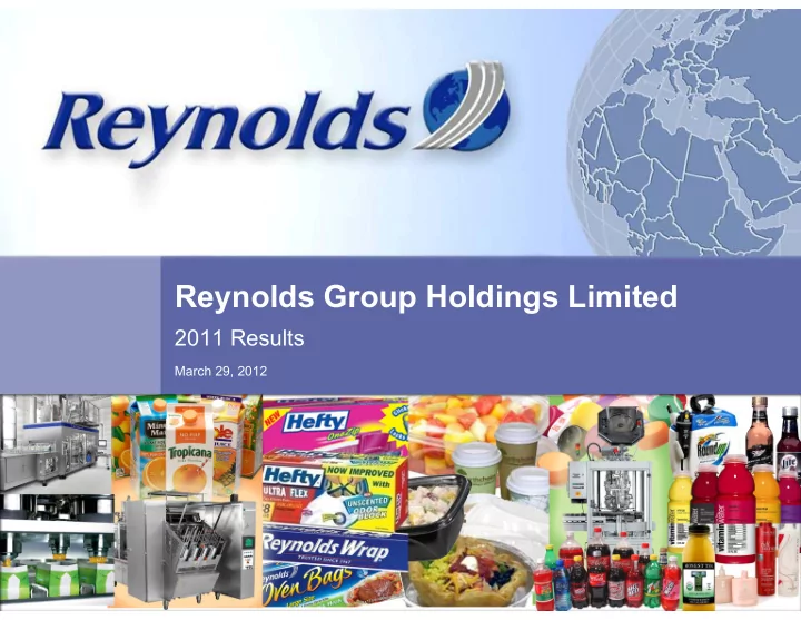 reynolds group holdings limited
