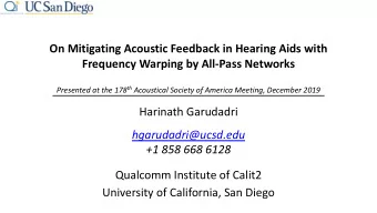 On Mitigating Acoustic Feedback in Hearing Aids with  Frequency Warping by All-Pass Networks