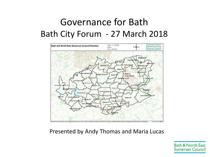 governance for bath