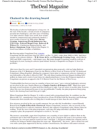 Chained to the drawing board By Carolyn Okom o  SHARE  E-MAIL  RETURN TO FULL STORY  Published May