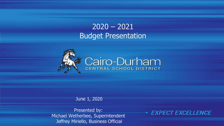 2020 2021 budget presentation