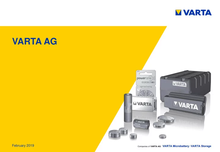 varta ag
