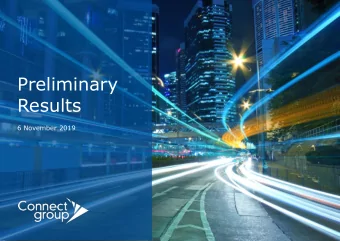 Results  6 November 2019  Introduction  Gary Kennedy  Chairman  Financial Headlines  Var. %  FY19