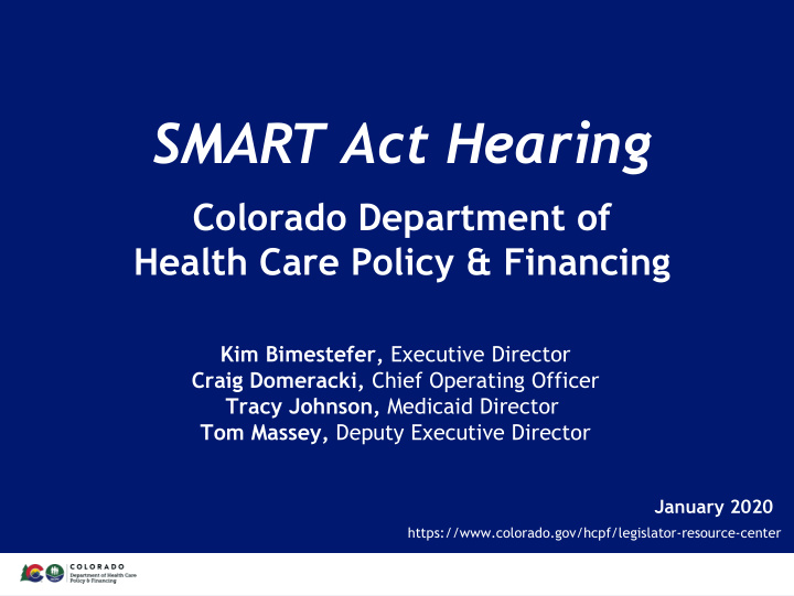 smart act hearing