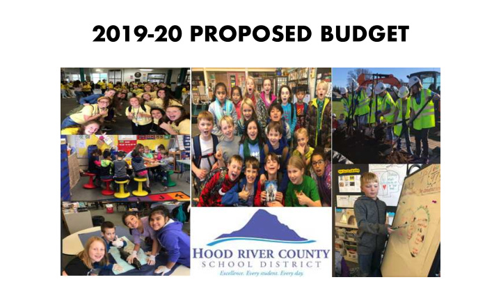 2019 20 proposed budget objectives