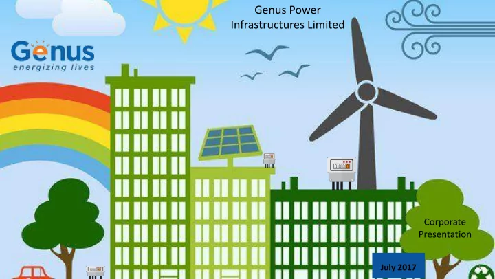genus power infrastructures limited