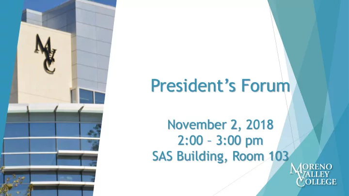 president s forum