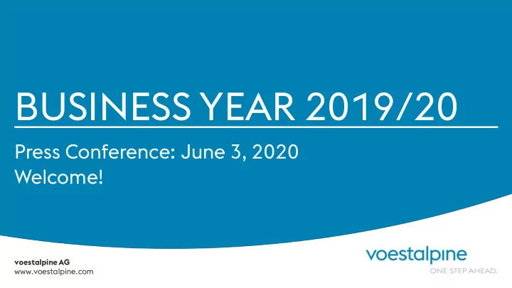 business year 2019 20