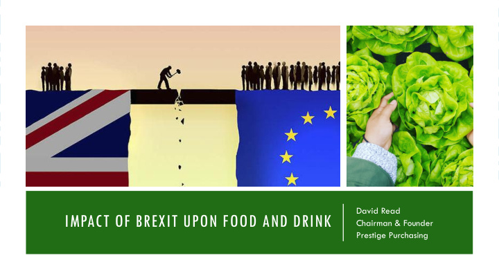 impact of brexit upon food and drink