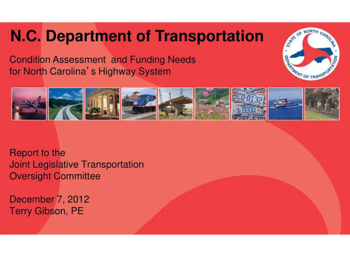 n c department of transportation