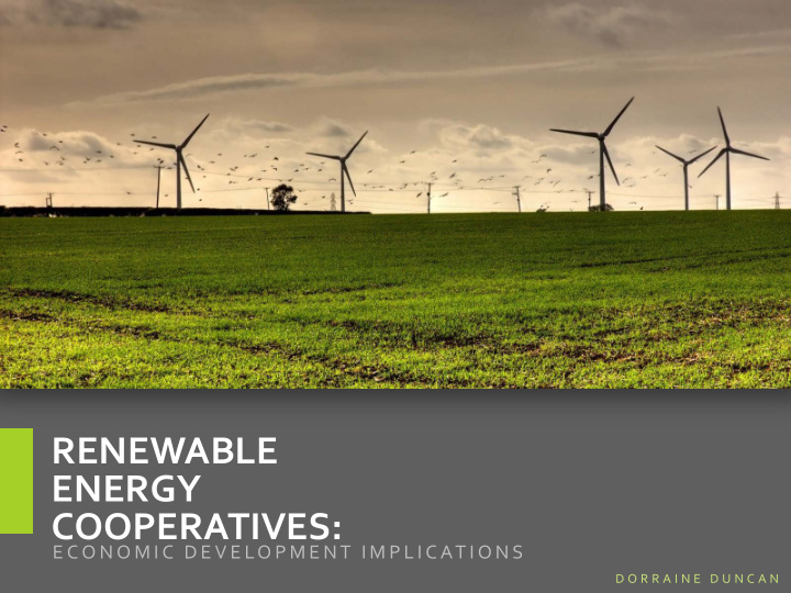 renewable energy cooperatives