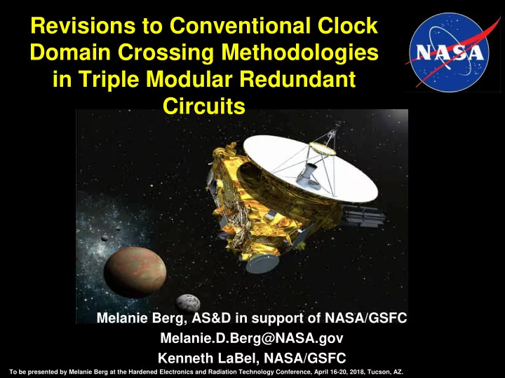 revisions to conventional clock domain crossing