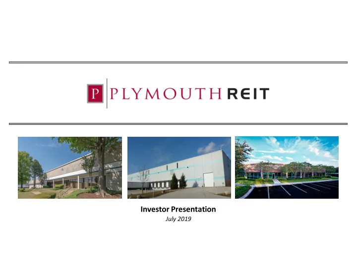 investor presentation