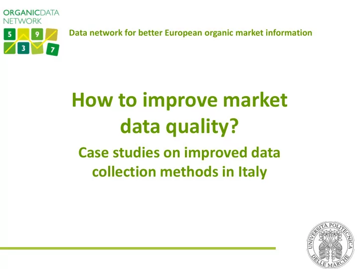 data quality