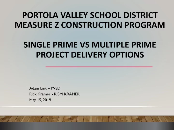 portola valley school district measure z construction
