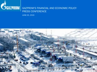 0 .   LIMITATION OF LIABILITY This presentation is prepared by Gazprom (hereafter