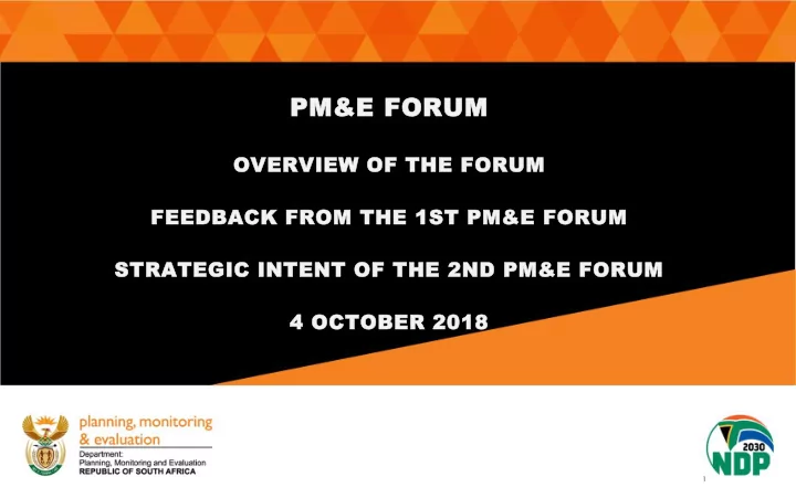 pm e forum