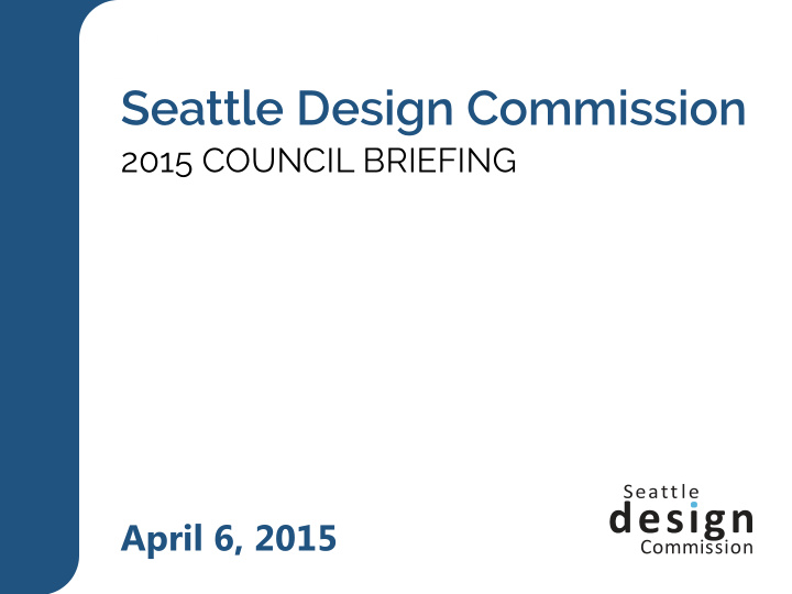 seattle design commission