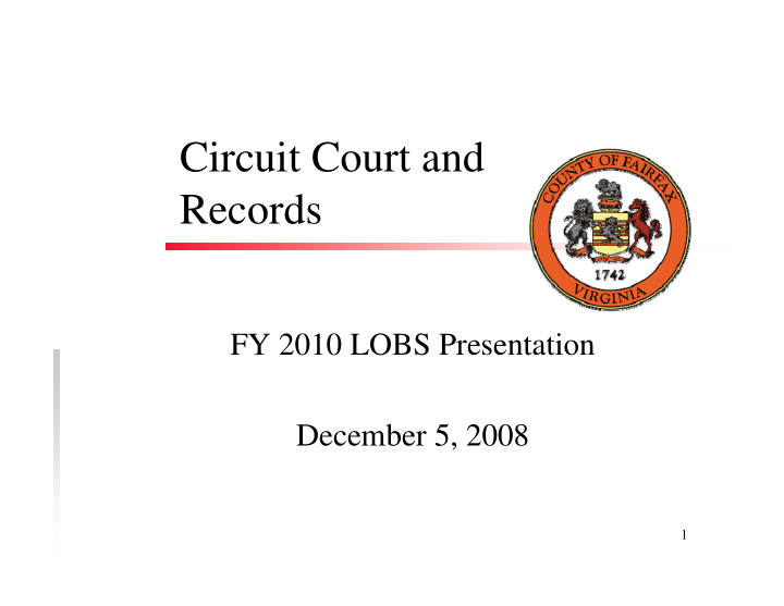 circuit court and records