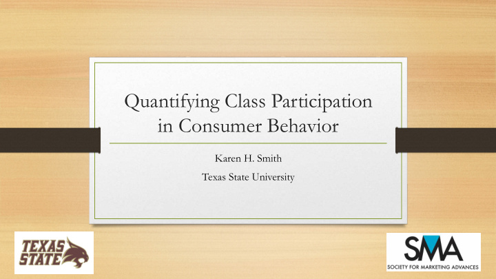 quantifying class participation in consumer behavior
