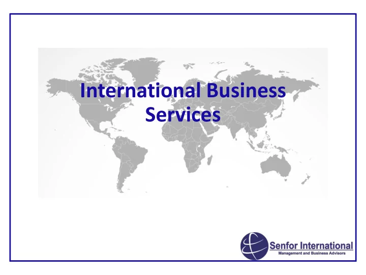 services