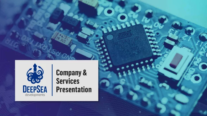 company services presentation making your ideas