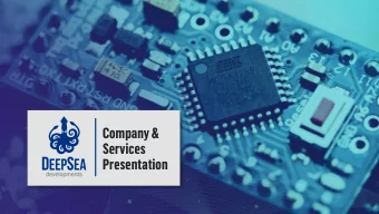 Company &amp;  Services  Presentation  Making your ideas,  prototypes and  FROM SKETCH TO MARKET