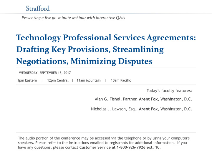 technology professional services agreements drafting key