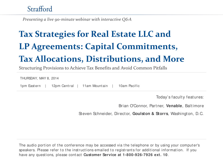 tax strategies for real estate llc and lp agreements