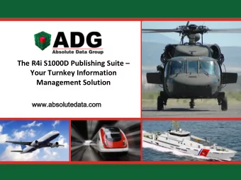 Your Turnkey Information  Management Solution  www.  w.absolut  absoluted  edat  ata.com  a.com