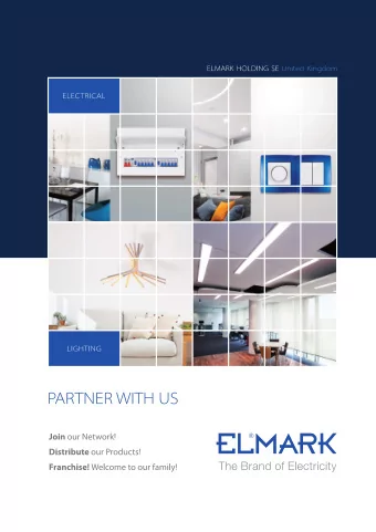 PRODUCT PORTFOLIO  www.elmarkholding.eu  DCOR LIGHTING  MODERN  LUX  CRYSTAL  DESIGN  VINTAGE