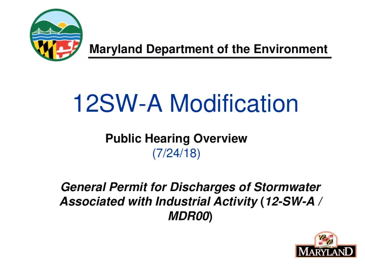 12sw a modification