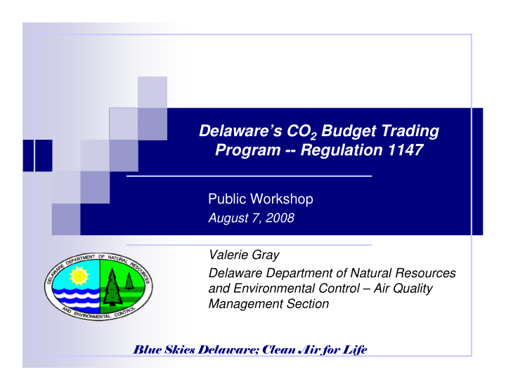 delaware s co 2 budget trading program regulation 1147