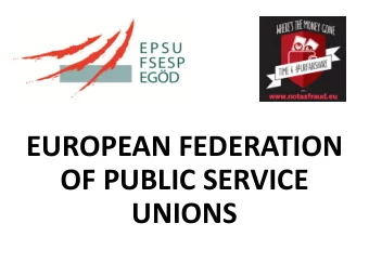 UNIONS  www.notaxfraud.eu  International Tax Justice Coalition  McDonald's  tax avoidance  scheme