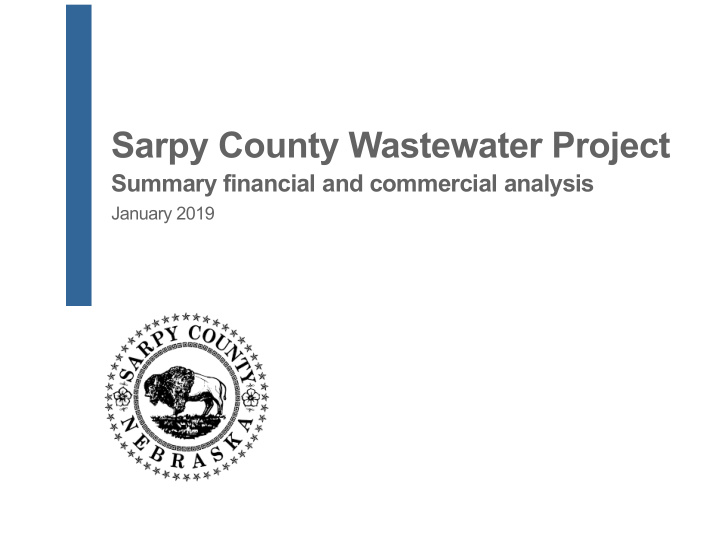 sarpy county wastewater project