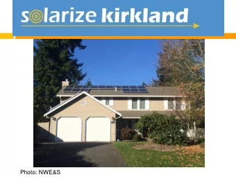 Photo: NWE&amp;S  Introductions: Solarize Kirkland  Paula J. Del Giudice : Pacific NW Pollution