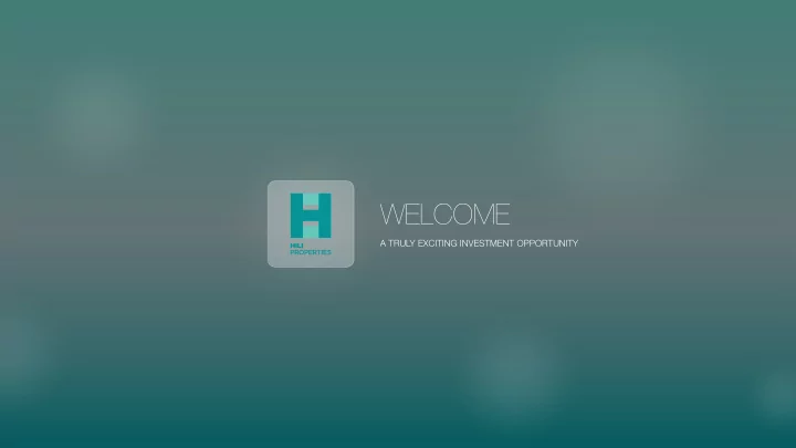 welcome