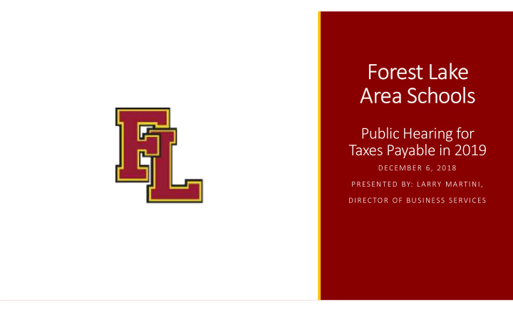 forest lake area schools