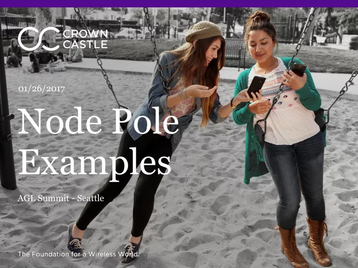 node pole examples