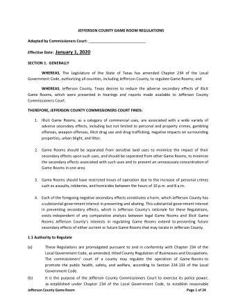 certified by the State of Texas may enforce these Regulations. (b)  Under Section 234.138 of the