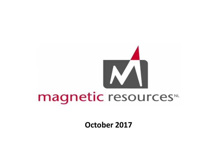 october 2017 disclaimer the information contained in this